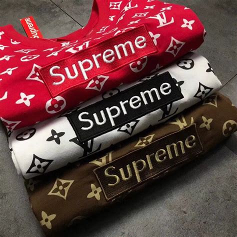 supreme x lv tee real size